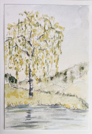 Alternative view of Baum am Fluss